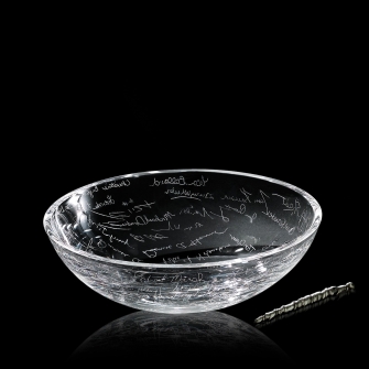 Steuben Galss スパイラル ボウル 18cm Vintage Steuben Glass 